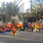 Penampilan Reyog Ponorogo di Car Free Day