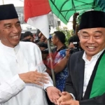 Prof. Dr. KH. Asep Saifuddin Chalim, M.A. saat menyambut kunjungan Presiden Joko Widodo di Pondok Pesantren Amanatul Ummah. foto: ist.