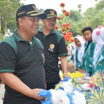 Bupati MKP dalam Peringatan Hari Bumi Tahun 2018 yang digelar Minggu (22/4) pagi di Ekowisata Tanjungan, Kecamatan Kemlagi.