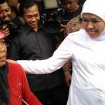 Khofifah saat mengunjungi kawasan Kalijodo. foto: liputan6