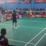 Kejurnas Bulu Tangkis Bupati Sampang Cup Open 2015 saat ini memasuki babak perempat final. (Bahri/BANGSAONLINE)