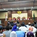 Suasana sidang kasus korupsi proyek e-KTP. foto: Tribunnews