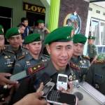 Pangdam V, Sumardi di Makorem 082 Mojokerto. (yudi eko purnomo/BANGSAONLINE)