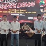 Dua Paslon peserta Pilbup Madiun gelar deklarasi kampanye damai