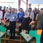 Bupati Blitar Rini Syarifah saat menghadiri peringatan Hari Anak Nasional (HAN) 2024.