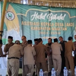 Suasana Halal Bihalal yang digelar AKD Magetan.