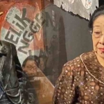 Patung kurus hidung panjang karya Butet Kartaredjasa jadi perhatian pengunjung, termasuk Megawati Soekarnoputri. Tampak patung itu dikerubuti pengunjung di area pameran seni rupa bertajuk 