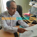 Ketua KPU Nganjuk, Pujiono, saat saat ditemui. Foto: BAMBANG DWI JULIANTO/BANGSAONLINE