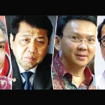 Ganjar Pranowo, Setya Novanto, Basuki Tjahaja Purnama (Ahok), dan Yasonna Laoly. 