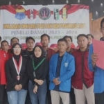 Aliansi Mahasiswa Pasuruan Raya saat membacakan deklarasi pemilu damai.