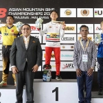 Pandu Satrio Perkasa berada di podium teratas untuk kategori Men Junior Mountain Bike Championship 2024.