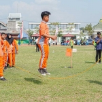 Kompetisi lompat tali salah satu olahraga yang diperlombakan. Foto: Ist.