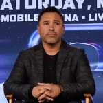 Oscar de La Hoya saat jumpa pers. Image: Getty Images North America