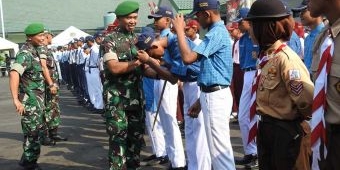 HUT ke-79, Kodim 0819 Pasuruan Gelar Lomba PBB Piala Panglima TNI Tingkat Pelajar se-Pasuruan Raya