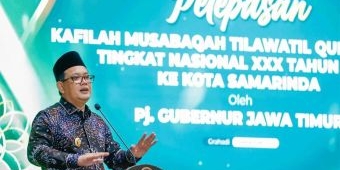 Lepas Kafilah MTQ XXX Samarinda, Adhy Karyono Optimistis Jawa Timur Pertahankan Juara Umum