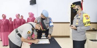 Polres Jombang Gelar Sertijab 6 Perwira Baru