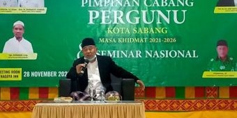 Di Sabang, Kiai Asep: Caketum PBNU yang Deklarasi dan Minta Dipilih Jangan Dipilih