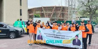 Baznas Jatim Kirim Personel dan Uang Tunai Rp706 Juta untuk Korban Gempa Cianjur