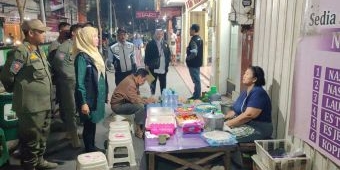 Jelang Nataru, Tim Gabungan Pemkot Kediri Sidak ke PKL Pecel Tumpang Jalan Dhoho