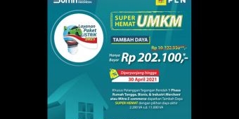 Promo Paket Tambah Daya Listrik PLN Diperpanjang Hingga 30 April 2021