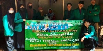 Himpunan Mahasiswa HKI UIM Distribusikan Zakat Fitrah, Shadaqah, dan Santuni Yatim