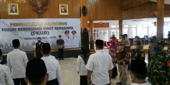 Tangkal Radikalisme dan Intoleransi, Bupati Kediri Kukuhkan Pengurus FKUB