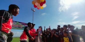 Resmikan Sekolah Sepak Bola, Ketua Askab PSSI Bojonegoro Berharap Lahir Talenta Muda Berbakat