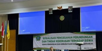 Unit PPA Polresta Sidoarjo Gandeng Guru Ajak Lawan Perundungan dan Kekerasan Pelajar