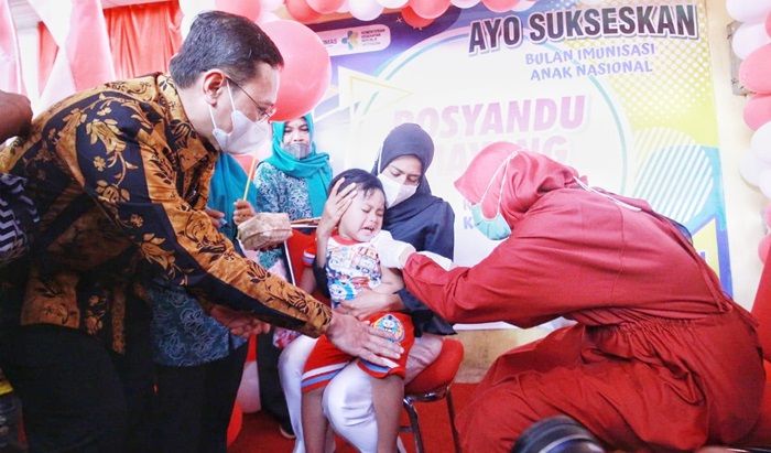 Buka Bulan Imunisasi Anak Nasional, ini Pesan Ketua TP PKK Kota Kediri