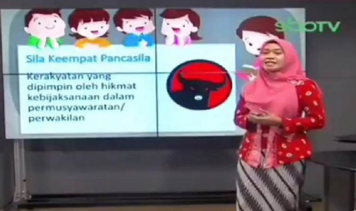 Heboh, Logo Parpol Dijadikan Lambang Sila Keempat Pancasila, KPID Jatim Klarifikasi TV Lokal