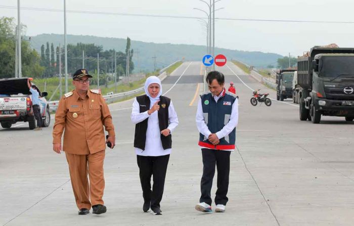 Jelang Mudik Lebaran, Gubernur Khofifah Tinjau Kesiapan Tol Paspro Gending-Probolinggo