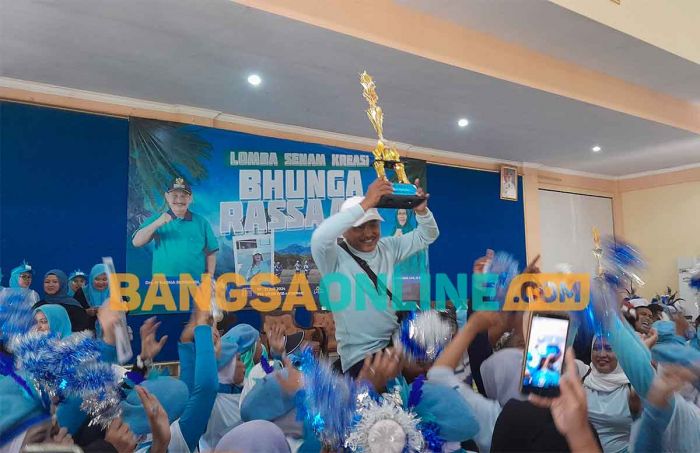 Lomba Senam Kreasi di Situbondo, Desa Klatakan Raih Juara 1