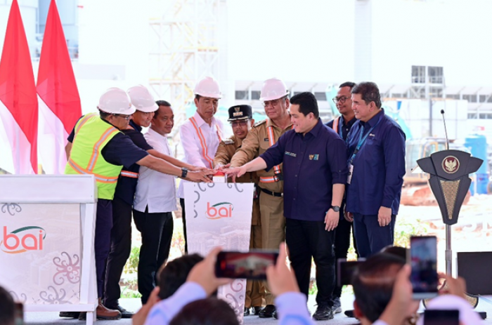 Jokowi Resmikan Smelter Grade Alumina, Erick Thohir Paparkan Dampak soal Impor Alumnium