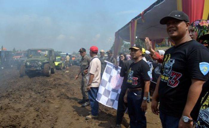 Off Road Lintas Tapal Batas Majapahit di Kabupaten Mojokerto