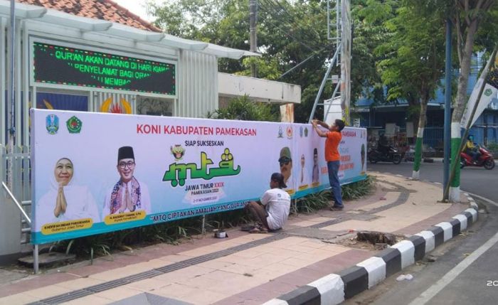 Sukseskan MTQ Jatim ke XXIX, KONI Pamekasan Siapkan Kantornya Untuk Posko Induk Panitia