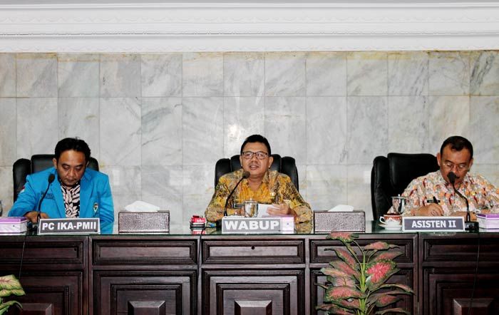 Audiensi IKA-PMII dengan Pemkab Mojokerto: Hasil Pembangunan Harus Sampai Outcome