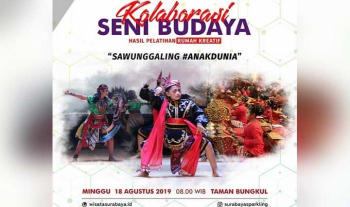 Bingung Berakhir Pekan? Yuk Saksikan Pentas Seni Kolaborasi di Taman Bungkul