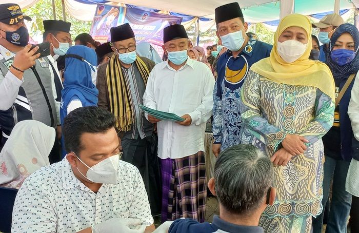 Bantu Percepatan Herd Immunity, Nasdem Mojokerto Gandeng Amanatul Ummah Gelar Vaksinasi Tahap II