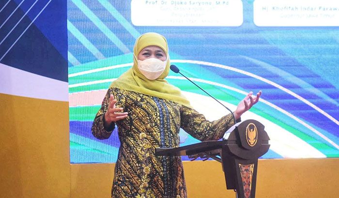 Gubernur Khofifah Apresiasi Program Literasi Perpusnas