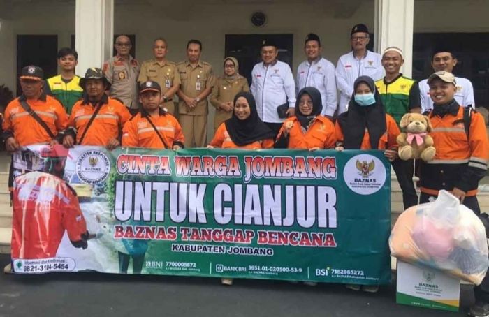 Pemkab Jombang Berangkatkan Relawan Korban Gempa Cianjur