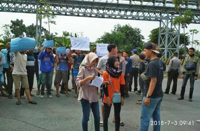 Karang Taruna Socorejo Geruduk PT Silog