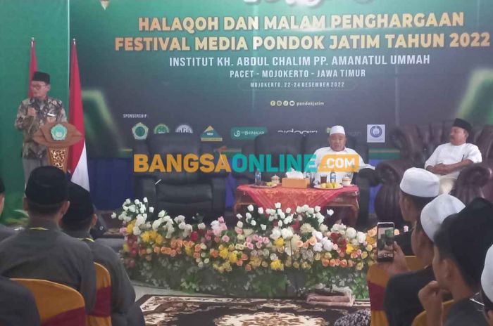 Kiai Asep Fasilitasi Halaqoh Media Pesantren se-Jatim di Ponpes Amanatul Ummah