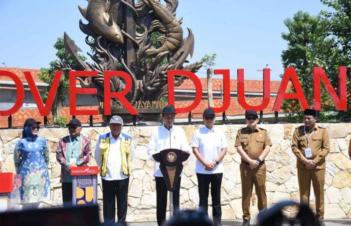 Peresmian Flyover Djuanda, Presiden Jokowi Minta Pemkab Sidoarjo Terus Tingkatkan Pembangunan