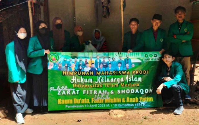 Himpunan Mahasiswa HKI UIM Distribusikan Zakat Fitrah, Shadaqah, dan Santuni Yatim