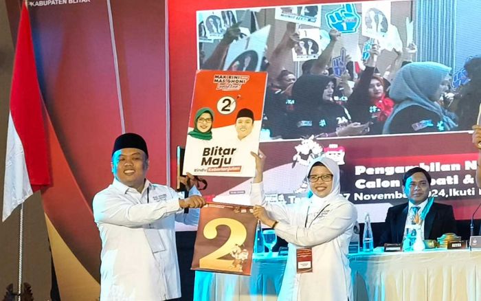 Dapat Nomor Urut 2 pada Pilbup Blitar, Begini Respon Mak Rini