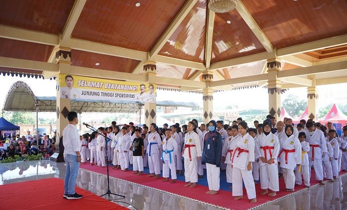 Open Tournament dan Festival Kejuaraan Karate Gus Barra Cup I Dimulai