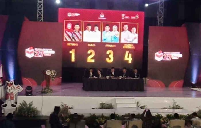 KPU Kota Probolinggo Tetapkan Nomor Urut Paslon Pilkada 2024