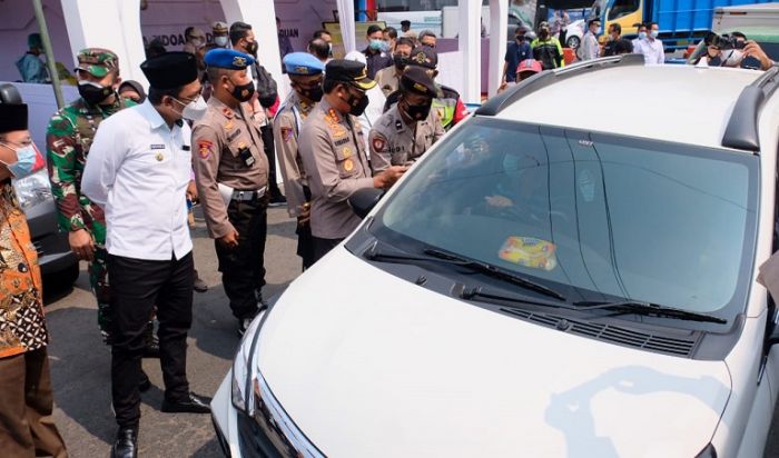 50 Pemudik Disuruh Putar Balik di Pos Penyekatan Sidoarjo