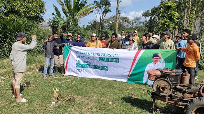 Puluhan Petani di Kota Kediri Bersatu Dukung Cak Imin Jadi Calon Presiden 2024 