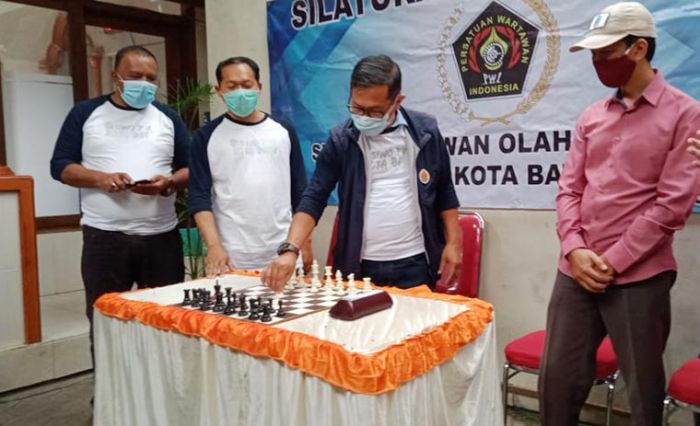 Wartawan Olahraga Otak Lewat Turnamen Catur Siwo PWI Kota Batu